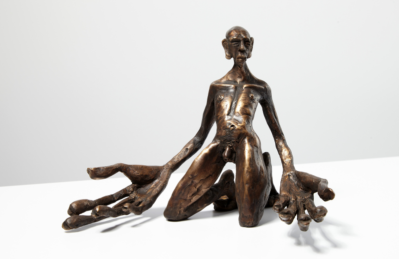 KAPITULIST  2020  |  Tim David Trillsam Bronze /Plastik  36cm x 10cm x 9cm Auflage 24 + 3 E.A